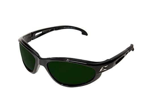 Product Cover Edge Eyewear SW11-IR5 Dakura Safety Glasses, Black with Light Welding IR 5.0 Lens