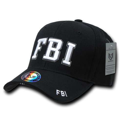 Product Cover Rapiddominance FBI Deluxe Law Enforcement Cap, Black