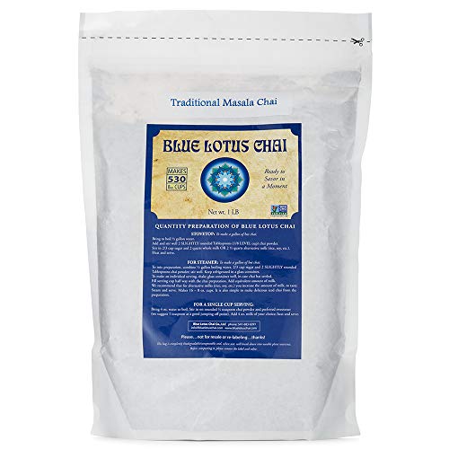 Product Cover Blue Lotus Chai Traditional Masala Flavor - Bulk 1 Lb Bag (530 Cups)