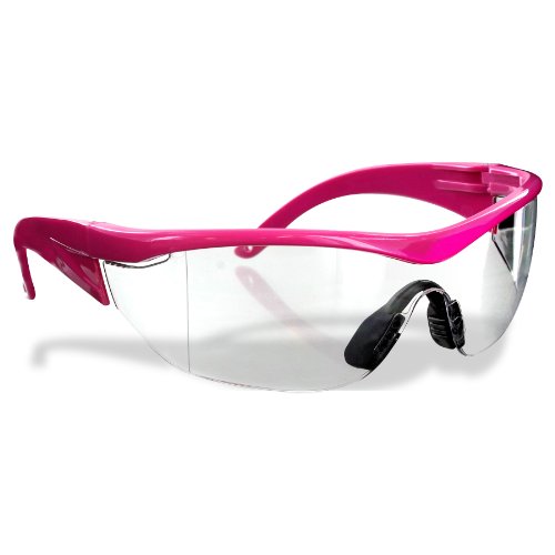 Product Cover Safety Girl SC-282 Polycarbonate Navigator Safety Glasses, Clear Lens, Pink Frame
