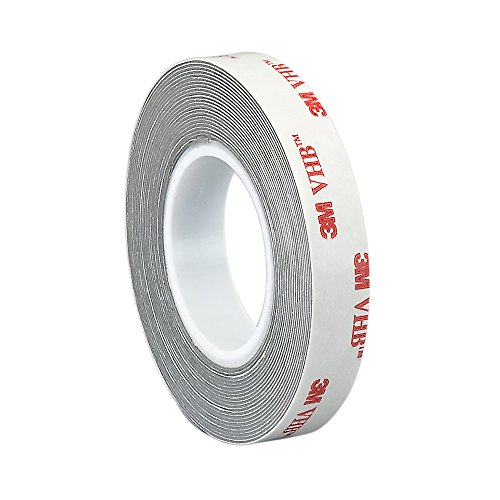 Product Cover 3M VHB RP16 Double Sided Tape Roll - 0.5 in. x 15 ft. Conformable Foam Tape with Permanent Bonding Acrylic Adhesive. Tapes and Sealants