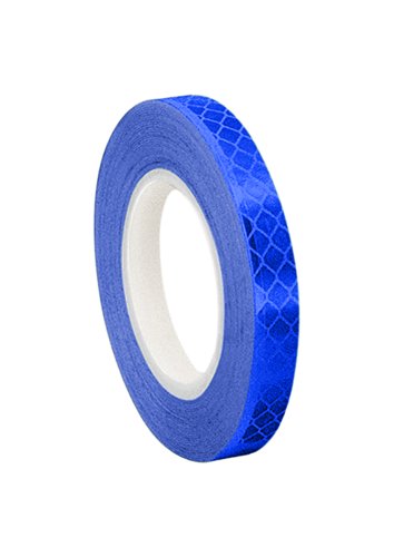 Product Cover 3M 3435 Blue Micro Prismatic Sheeting Reflective Tape, 0.5