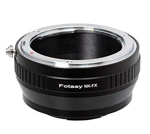 Product Cover Fotasy Copper Nikon Lens to Fuji X Adapter, Nikon F Mount to X Mount Adapter, Compatible with Fujifilm X-Mount X-Pro1 X-Pro2 X-E1 X-E2 X-E3 X-A5 X-M1 X-T1 X-T2 X-T3 X-T10 X-T20 X-T30 X-H1 Cameras
