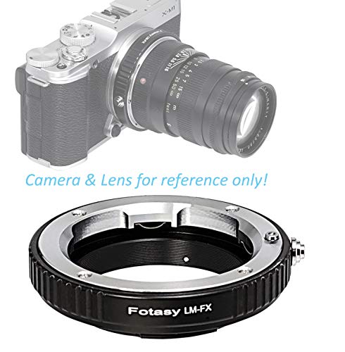 Product Cover Fotasy Copper Leica M Lens to Fuji X Adapter, Leica M Mount to X-Mount Adapter, Compatible with Fujifilm X-Pro1 X-Pro2 X-E1 X-E2 X-E3 X-A5 X-M1 X-T1 X-T2 X-T3 X-T10 X-T20 X-T30 X-H1