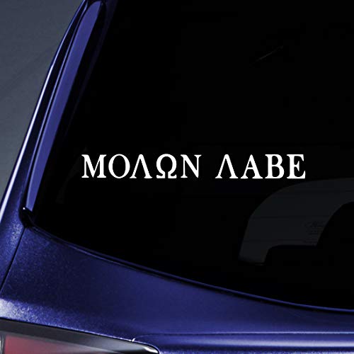 Product Cover Bargain Max Decals Molon Labe (Come and TAKE Them!) Sticker Decal Notebook Car Laptop 8