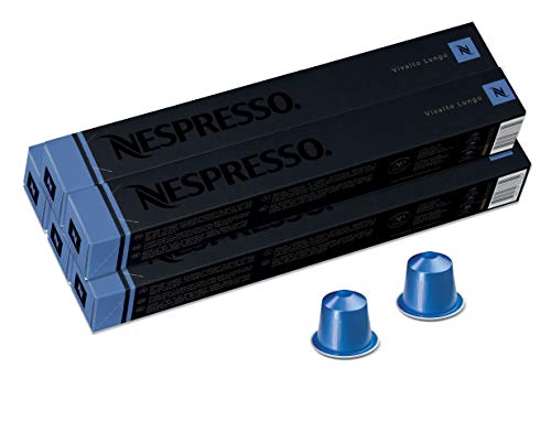 Product Cover Nespresso Capsules OriginalLine, Vivalto Lungo, Medium Roast Coffee, 50 Count Coffee Pods, Brews 3.7oz