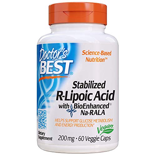 Product Cover Doctor's Best Stabilized R-Lipoic Acid, 200mg/60 Count