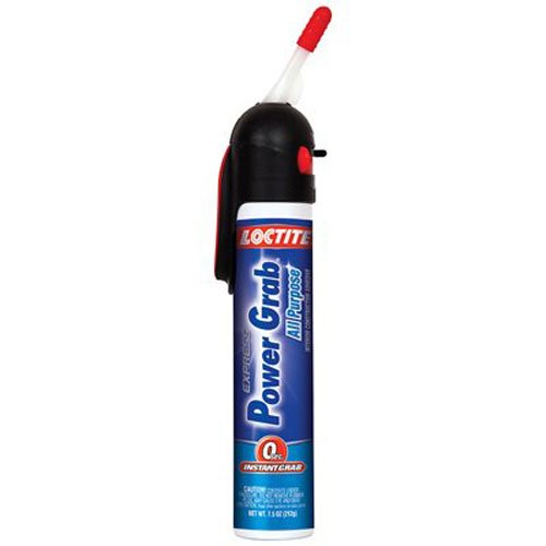 Product Cover Loctite 1589199 6 Fluid Ounce Tube Power Grab Clear All Purpose Construction Adhesive