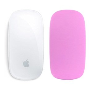 Product Cover Cosmos ® Silicone soft skin protector cover for MAC Apple Magic Mouse (Pink)