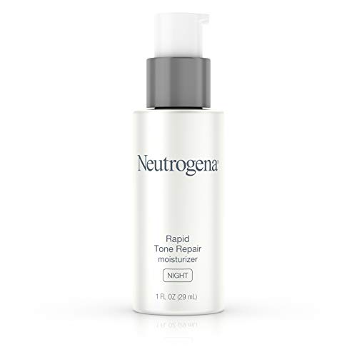 Product Cover Neutrogena Rapid Tone Repair Night Cream with Retinol, Vitamin C and Hyaluronic Acid - Anti Wrinkle Face and Neck Moisturizer - Vitamin C, Retinol, Glycerin, Hyaluronic Acid,  1 fl. oz