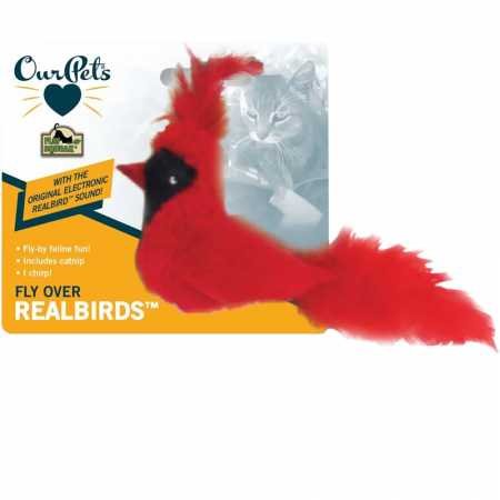 Product Cover OurPets Play-N-Squeak Real Birds Fly Over Interactive Cat Toy