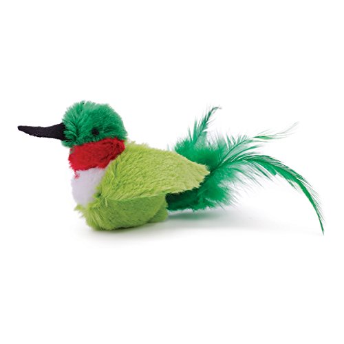 Product Cover OurPets Play-N-Squeak Real Birds Buzz Off Interactive Cat Toy