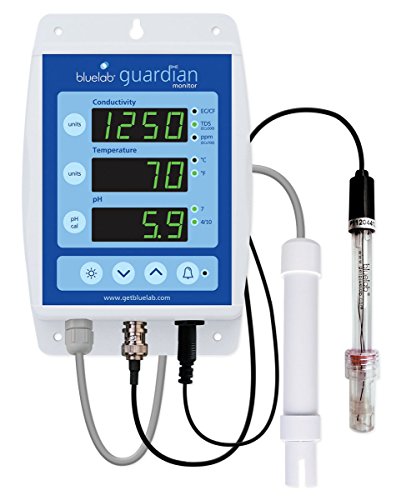 Product Cover Bluelab MONGUA Guardian Monitor for pH, Temperature, and Conductivity Measures, Easy Calibration and Wall Mounted