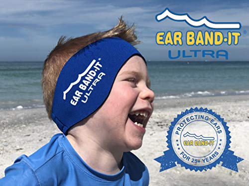 Product Cover Ear Band-It Ultra Swimming Headband - Best Swimmer's Headband - Keep Water Out, Hold Earplugs in - Doctor Recommended - Secure Ear Plugs - Invented by ENT Physician