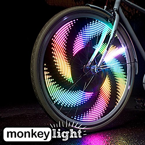 Product Cover Monkey Light M232 - 200 Lumen - Bike Wheel Light - 32 Full Color LED - Waterproof