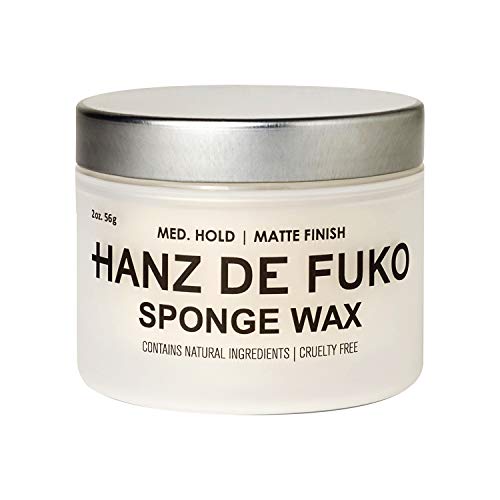 Product Cover Hanz de Fuko Sponge-Wax: Premium Men's Hair Styling Wax with Semi-Matte Finish (2oz)