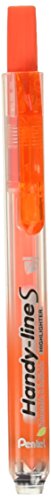 Product Cover Pentel Handy-Line S Retractable and Refillable Highlighter, Chisel Tip, Orange Ink, Box of 12 (SXS15-F)