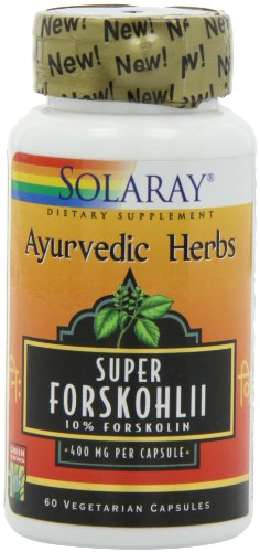 Product Cover Solaray Super Forskohlii Extract Vegetarian Capsules, 400 mg, 60 Count