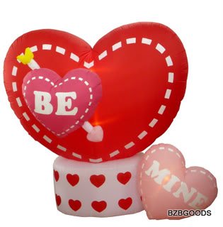 Product Cover BZB Goods 6 Foot Animated Valentine's Inflatable Hearts - Heart Rotates - romantic Valentines Gifts for Couples, Cute Ideas, Good Couple Gifts for Valentines, Romantic