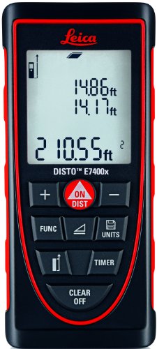 Product Cover Leica DISTO E7400x 265' Laser Distance Meter, Red/Black