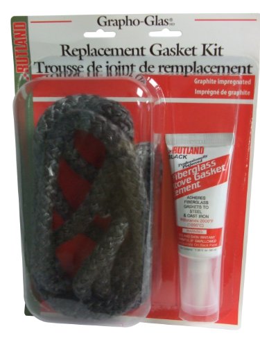 Product Cover Rutland Grapho-Glas Gasket Pellet Stove Rplmnt Kit-CMT & 3/4