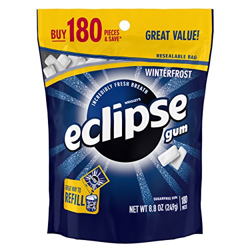 Product Cover ECLIPSE Winterfrost Sugarfree Gum, 8.8-Ounce 180 piece bag