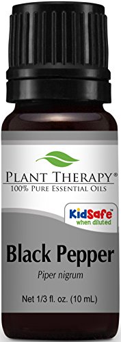 Product Cover Plant Therapy Black Pepper Essential Oil 10 mL (1/3 oz) 100% Pure, Undiluted, Therapeutic Grade