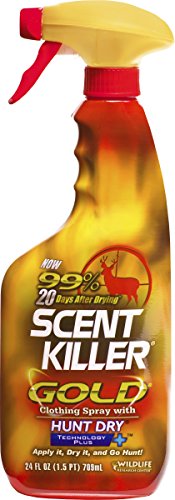 Product Cover Wildlife Research Scent Killer Gold Clothing and Boot Spray, (24-Ounce)
