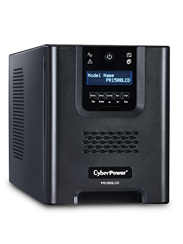 Product Cover CyberPower PR1500LCD Smart App Sinewave UPS System, 1500VA/1500W, 8 Outlets, Avr, Mini-Tower