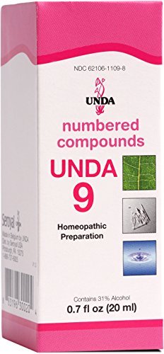 Product Cover UNDA - UNDA 9 Numbered Compounds - Homeopathic Preparation - 0.7 fl oz (20 ml)
