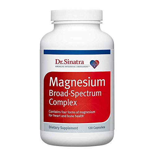 Product Cover Dr. Sinatra's Magnesium Broad-Spectrum Complex Supplement for Healthy Blood Pressure Levels and Healthy Blood Flow (200 mg, 120 Capsules)