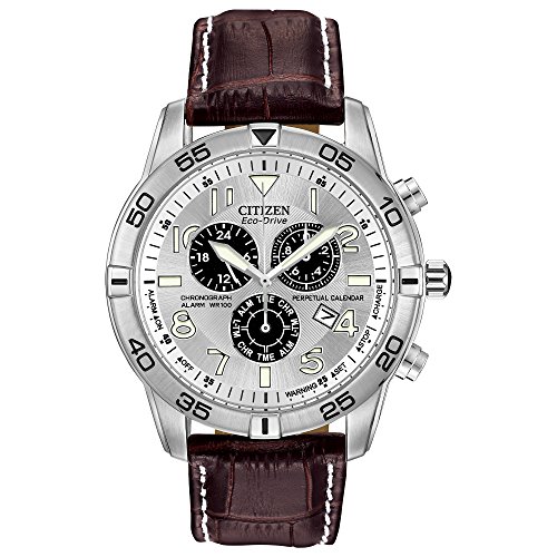 Product Cover Citizen Men's Eco-Drive Chronograph Watch with Perpetual Calendar and Date, BL5470-06A
