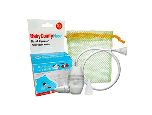 Product Cover BabyComfy Nasal Aspirator -- The Snotsucker -- Hygienically & Safely Removes Baby's Nasal Mucus - Clear