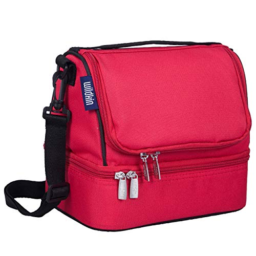 Product Cover Wildkin Large Insulated Two Compartment Lunch Bag for Men and Women, Perfect Size for Packing Hot or Cold Snacks for Work and Travel, Colors Coordinate with Our Backpacks and Duffel Bags