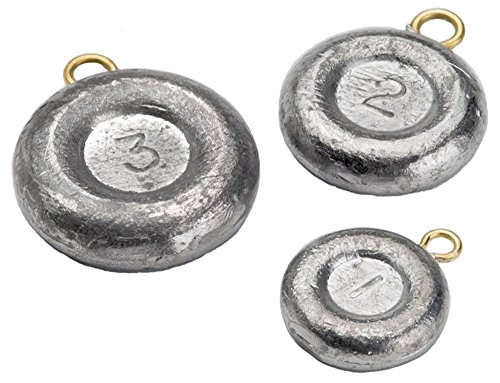 Product Cover Bullet Weights Disc Fishing Sinker (8-Pack), 2-Ounce - DSI2-24