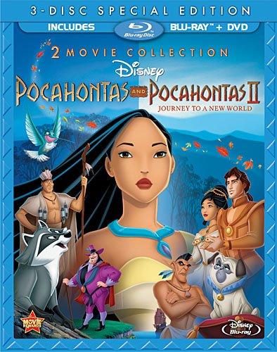 Product Cover Pocahontas Two-Movie Special Edition (Pocahontas / Pocahontas II: Journey To A New World) (Three-Disc Blu-ray/DVD Combo in Blu-ray Packaging)