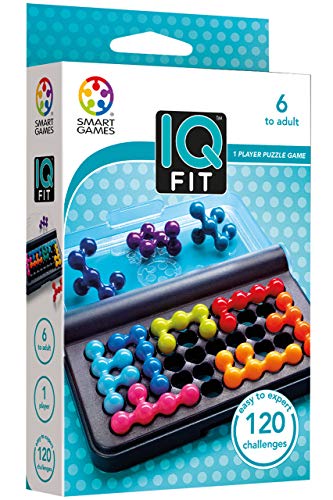 Product Cover SmartGames IQ Fit - a fun 3D travel game for ages 7-adult featuring 120 challenges