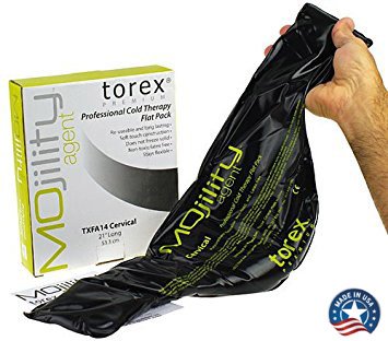 Product Cover Torex Mojility - Professional Hot and Cold Therapy Flat Pack - Reusable Gel Ice Pack (Cervical Black 21