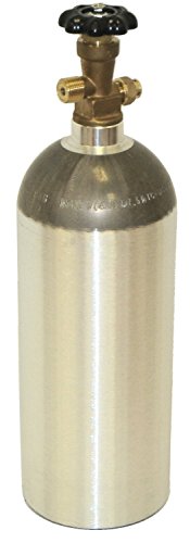 Product Cover Zebra DNA Luxfer L6X Aluminum CO2 Tanks with CGA320 on/off Valve (5 LB, Brushed)