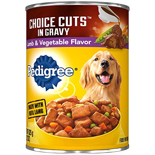 Product Cover Pedigree Choice Cuts In Gravy Lamb And Vegetable Flavor Adult Canned Wet Dog Food, (12) 22 Oz. Cans