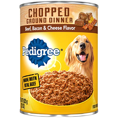 Product Cover PEDIGREE Chunky Ground Dinner With Beef, Bacon & Cheese Canned Dog Food 22 oz. (Pack of 12)