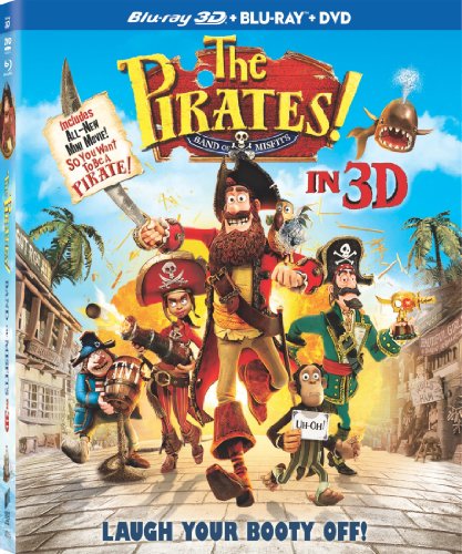 Product Cover The Pirates! Band of Misfits [Blu-ray 3D + Blu-ray + DVD] (Bilingual)