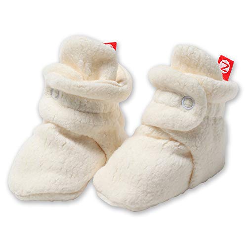 Product Cover Zutano Unisex-Baby Newborn Cozie Fleece Bootie, Cream, 3M (See Size Chart)