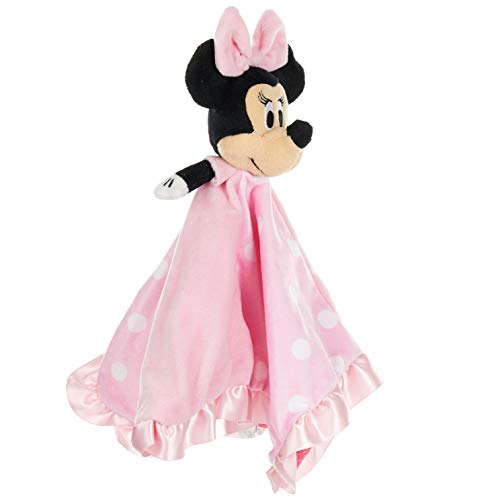 Product Cover Disney Baby Minnie Mouse Plush Stuffed Animal Snuggler Blanket - Pink