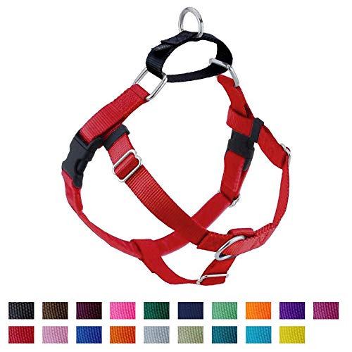 Product Cover 2 Hounds Design Freedom No-Pull No Leash Harness Only, 5/8-Inch, Small, Red
