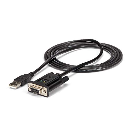 Product Cover StarTech.com USB to Serial RS232 Adapter - DB9 Serial DCE Adapter Cable with FTDI - Null Modem - USB 1.1 / 2.0 - Bus-Powered (ICUSB232FTN)