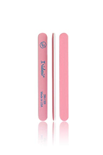 Product Cover Nail Files and Buffers Premium Pink Light Pink 280 320 Washable Emery Boards 7 Inches Long 12 Pack