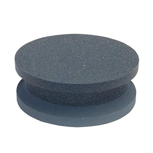 Product Cover Norton 61463687570 Crystolon Machine Knife Stone; Coarse Grit Side For Sharpening and  Fine Side For Honing; Feature Groove Around the Middle To Secure Hold; Built For Use in Paper and Cloth Cutting Shops
