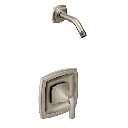 Product Cover Moen T2692NHBN Voss Posi-Temp Tub Shower Valve Trim without Showerhead,Valve Required, Brushed Nickel