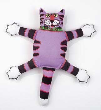 Product Cover Fat Cat Squeak Dog Toy Mini Terrible Nasty Scaries 9 In. Tall Assorted Styles